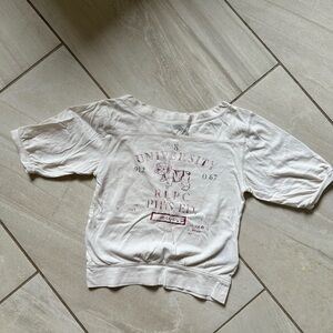 Ralph Lauren kids toddler size 2 shirt like new white color boat neck